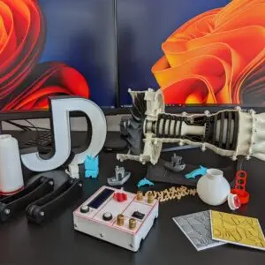 ukázka zakázkového 3D tisku
